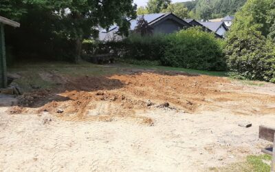 Dorfteich wird aufgegeben und bereist zum Teil verfüllt