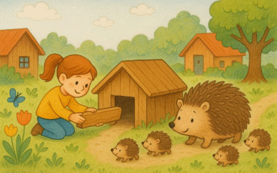 Wir bauen ein Igel Haus