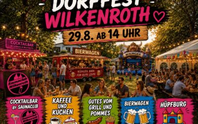Dorffest in Wilkenroth am 29. August ab 14 Uhr